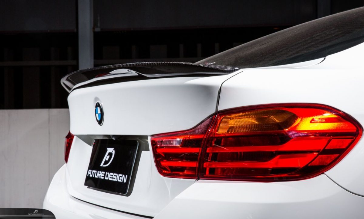 bmw f36 4门专用performance 碳纤维 卡梦 尾翼 420 428 435