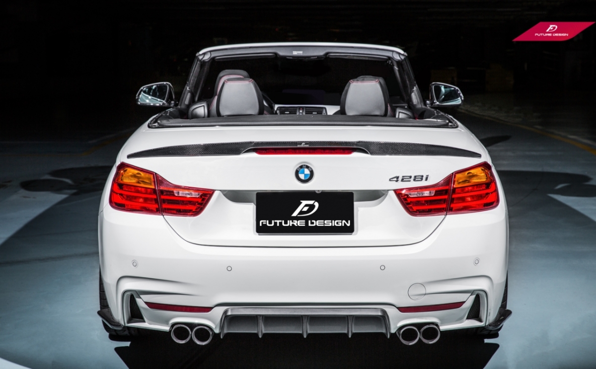 Bmw F33 敞篷專用future Design 碳纖維卡夢尾翼 政銓企業有限公司