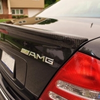 BENZ 賓士 W203 AMG 卡夢 尾翼