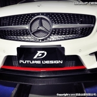 BENZ 奔馳 A250 AMG R 款 碳纖維前下巴 