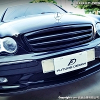 BENZ 奔馳 W203 AMG CARLSSON CARBON 卡夢前下巴