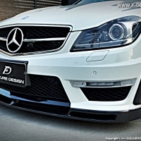 BENZ W204 新款C63 Vorsteiner  卡夢前下巴