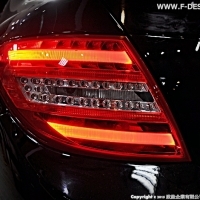 BENZ W204 改新款 光柱 LED  尾燈 DEPO製