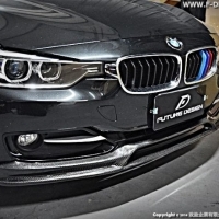 BMW F30 F31 OEM保桿 專用 3D款卡夢 前下巴