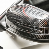 BENZ W204 W212 W221 W218 W176 Carbon Mirror Cover 卡夢後視鏡蓋總成件