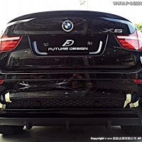 BMW E71 X6M X6 M Performance 後中包 後下巴 原廠PP材質