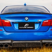 BMW F10 正M5 專用3D款 碳纖維 卡夢後下巴 Diffuser 抽真空製成