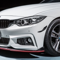 BMW F32 F33 F36 MTECH HAMANN Style 碳纖維 卡夢 前下巴