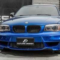 BMW E81 E82 E87 E88 改 1M 前保桿 空力套件原廠PP材質