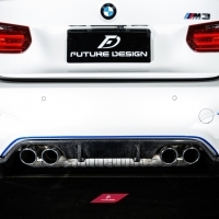 BMW F80 M3 F82 F83 M4 專用3D DESIGN  碳纖維 卡夢 後下巴