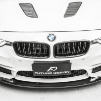 BMW F30 改 台規 M3 前保桿專用 FD 碳纖維 卡夢 前下巴