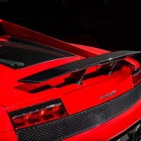 LAMBORGHINI LP570 碳纖維輕量化 尾翼 (第三剎車燈 倒車鏡頭)