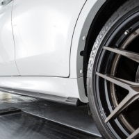 BMW F16 MTECH 3D款 高品質 抽真空 碳纖維 側裙定風翼