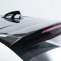 BMW F11 高品質 抽真空 碳纖維 卡夢 後上尾翼  上導流 