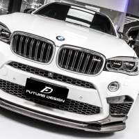 BMW F86 X6M 專用3D 款 高品質 抽真空碳纖維 卡夢 前下巴