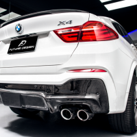 BMW F26 X4 M-TECH M-SPORT 3D款 碳纖維 卡夢 後中包