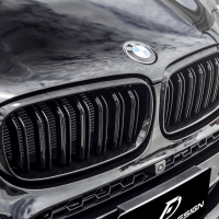BMW F15 X5 F16 X6  M款 消光黑  亮黑 水箱罩 黑鼻頭
