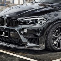 BMW F85 X5M 專用RKP款 高品質 抽真空碳纖維 卡夢 前下巴  