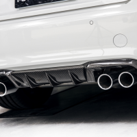 BMW F87 M2 Performance style 抽真空 碳纖維 卡夢 後中包 後下巴