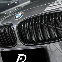 BMW F20 LCI 小改款 專用 雙線亮黑 水箱罩 亮黑鼻頭 118 125 M135
