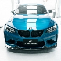 BMW F87 M2 V款 兩件式 卡夢 前下巴