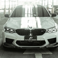BMW F90 M5 專用 3D 式樣 高品質 卡夢 前下巴