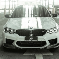 BMW F90 M5 專用 3D 式樣 高品質 卡夢 前下巴