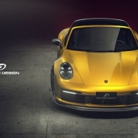 Porsche 992 FD品牌 碳纖維 卡夢 前下巴