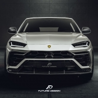 URUS FD V2 高品質 碳纖維 卡夢 3件式 前下巴