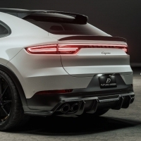 CAYENNE COUPE FD 高品質 碳纖維 卡夢 後下巴