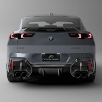 BMW IX2 X2 FD品牌 DRY CARBON 乾式 碳纖維 卡夢 四出 後下巴